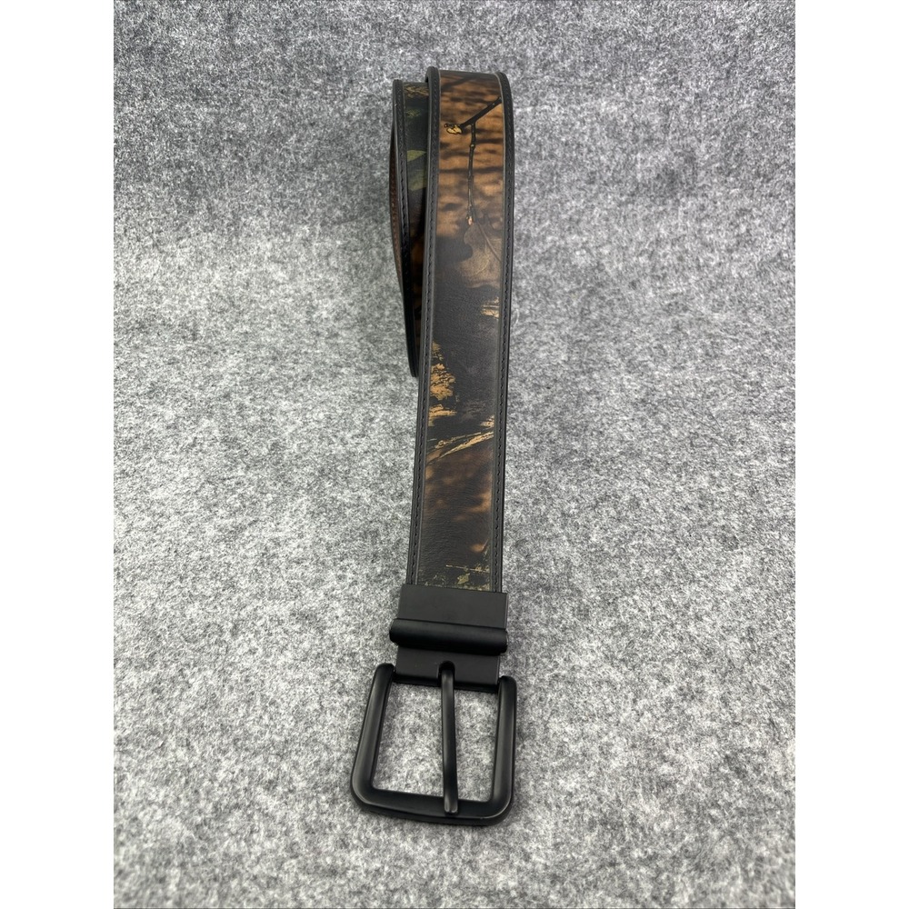 Mossy Oak‎ Camouflage Brown 1705 Genuine Leather Men's Sz 3X reversible Belt